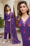 Perk Vol 1 Vertican Silk Kurti With Bottom Dupatta 
